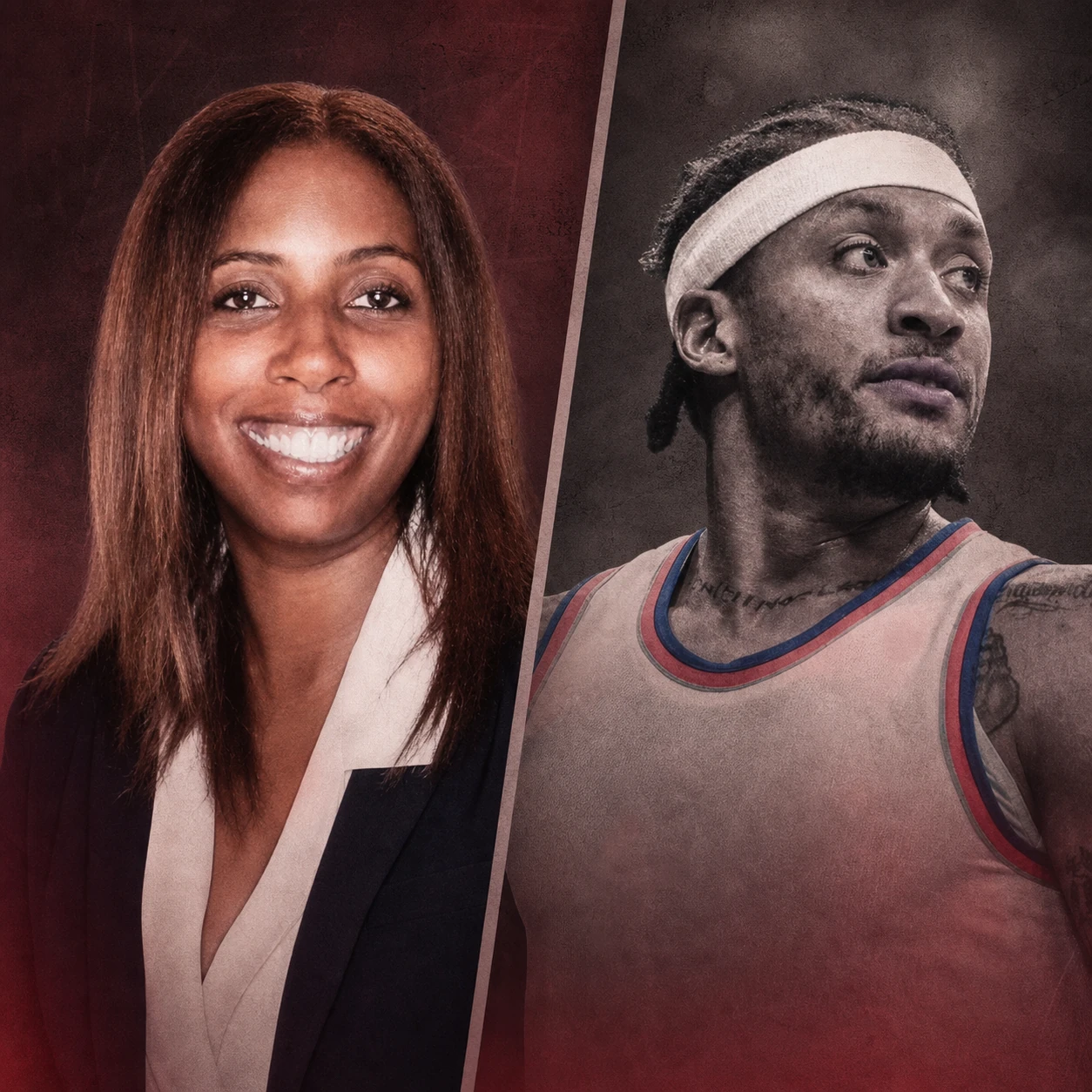 Kimberly Davis and Michael Beasley